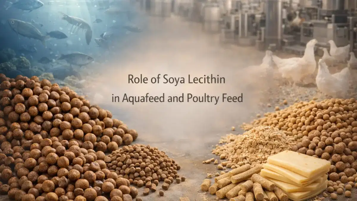 Role of Soya Lecithin in Aquafeed and Poultry Feed